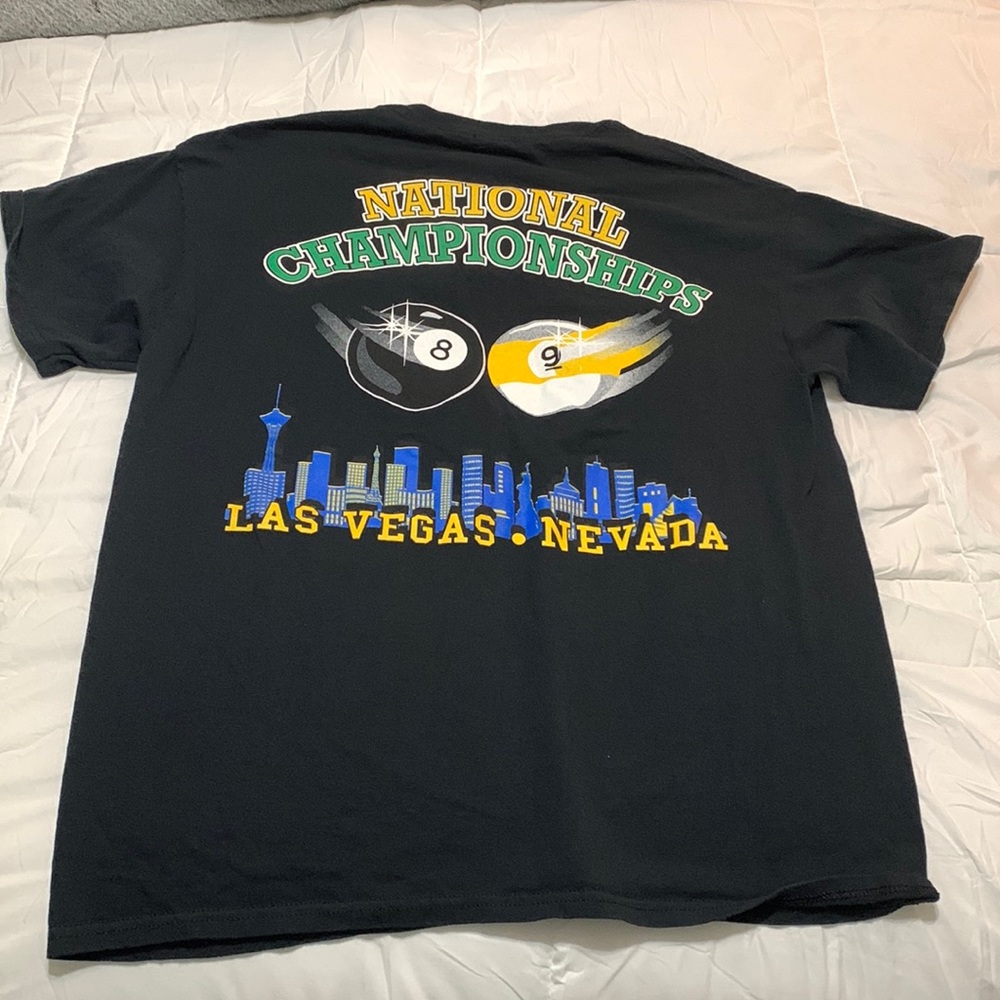 Large Black national championships, pool shirt.